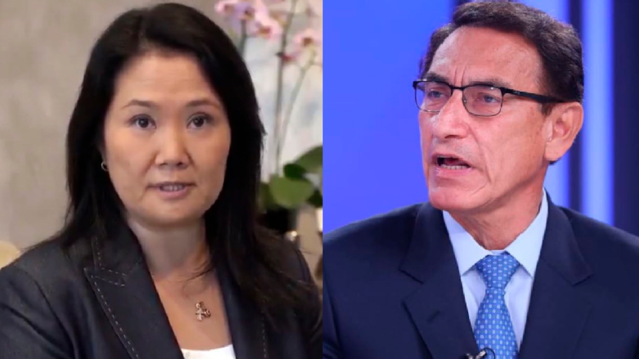 Vizcarra acusa a Keiko Fujimori de manipular el Congreso para inhabilitarlo y evitar su candidatura presidencial